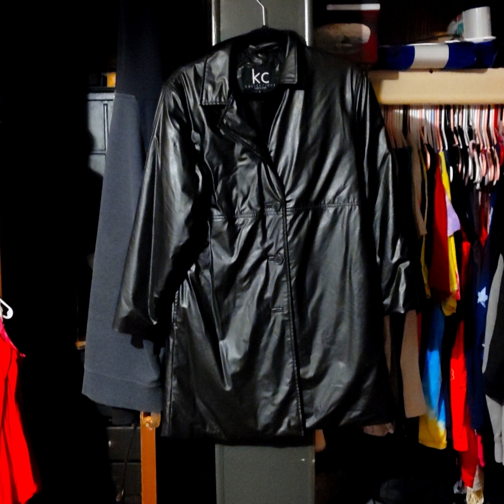KC Leather Coat